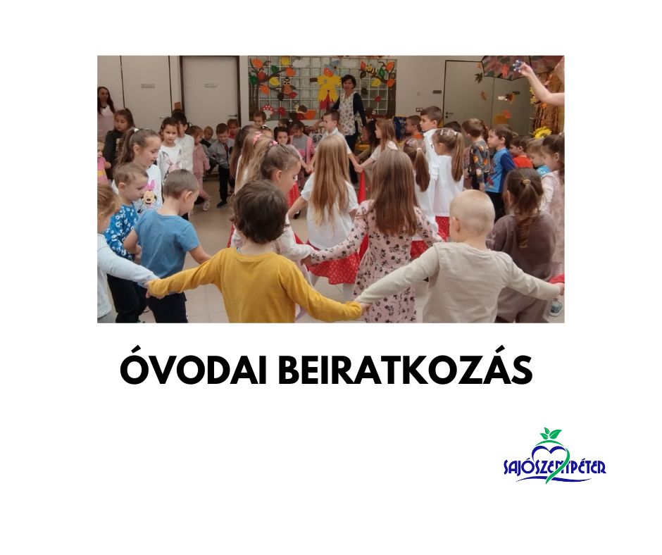 Óvodai beíratkozás - Sajószentpéter