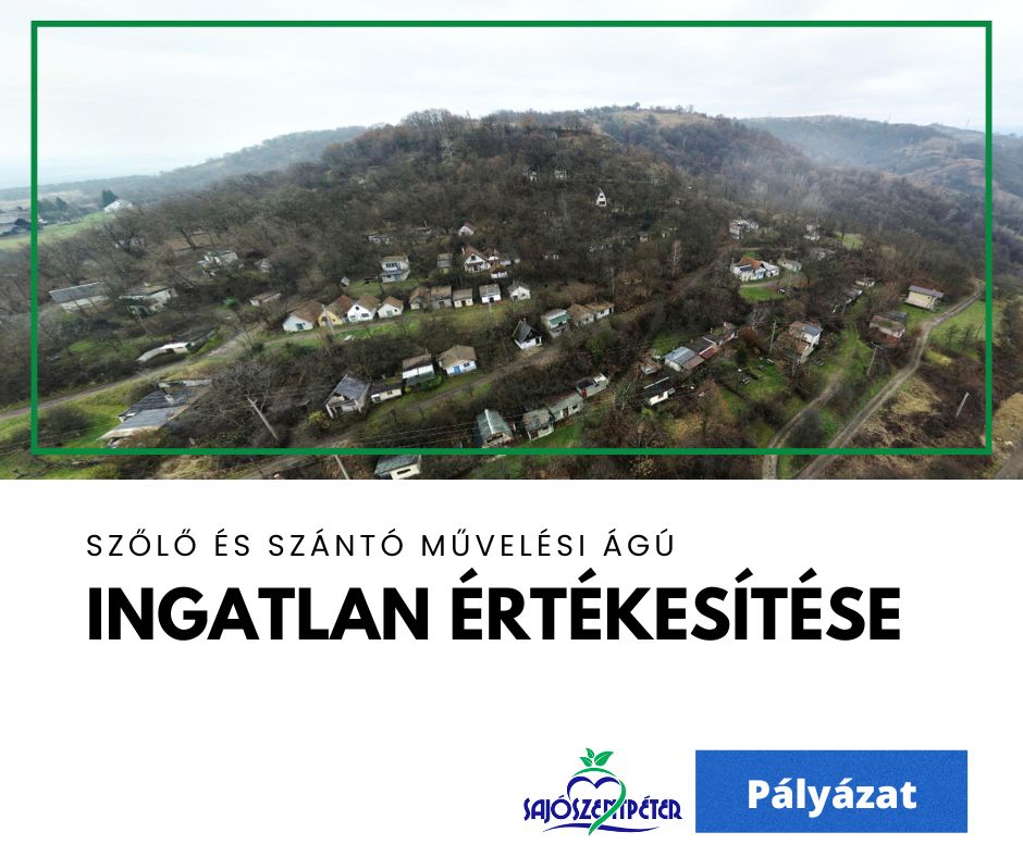 Szántó és szőlő értékesítés