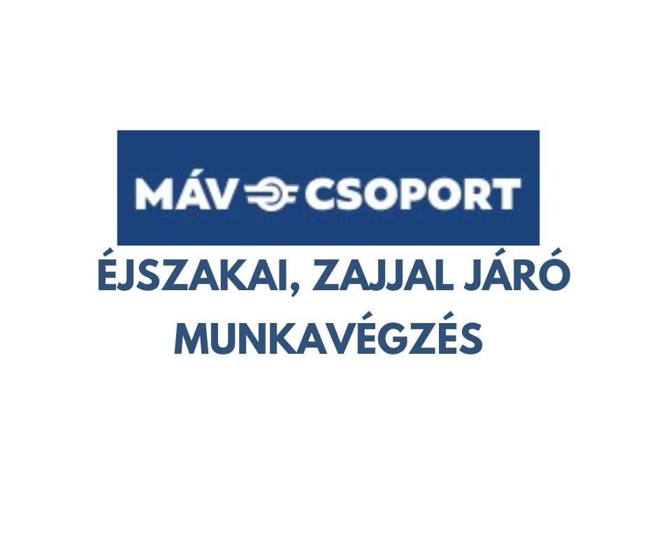 MÁV sajtóközlemény