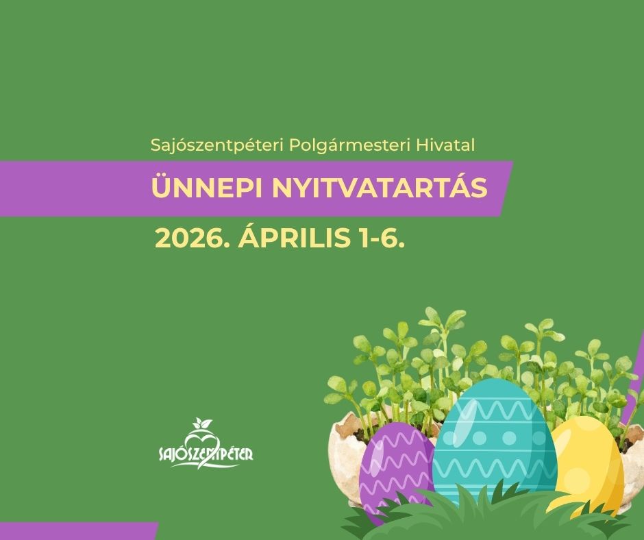 Ünnepi nyitvatartás húsvét