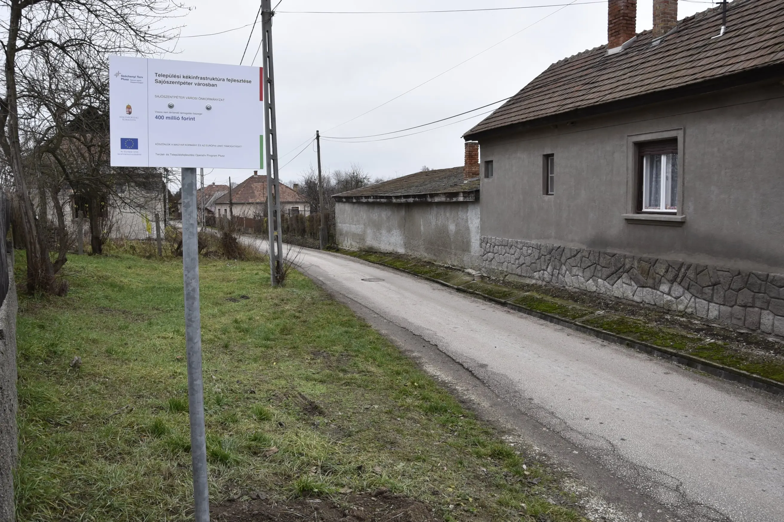Települési kékinfrastruktúra fejlesztése Sajószentpéter városban